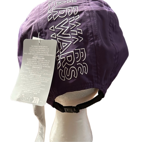 Authentic Disney Star Wars Purple Baseball Cap - NWT - Picture 4 of 8